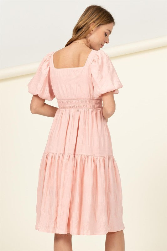 Love Again Tiered Midi Dress