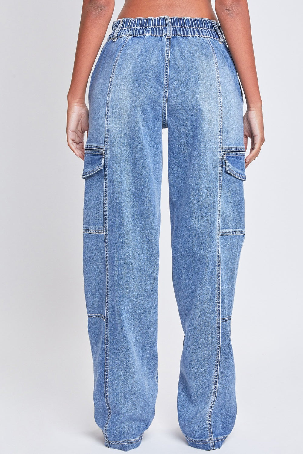 Amie High-Rise Straight Cargo Jeans