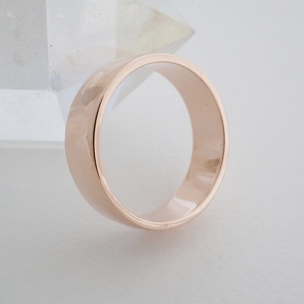 Sleek and Simple Band Ring