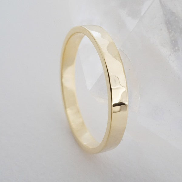 Hammered Boyfriend Ring