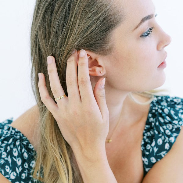 Hammered Boyfriend Ring