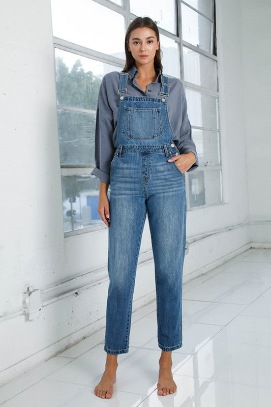 Taryn Denim Overalls