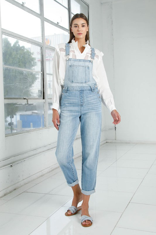 Taryn Denim Overalls