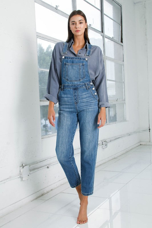 Taryn Denim Overalls