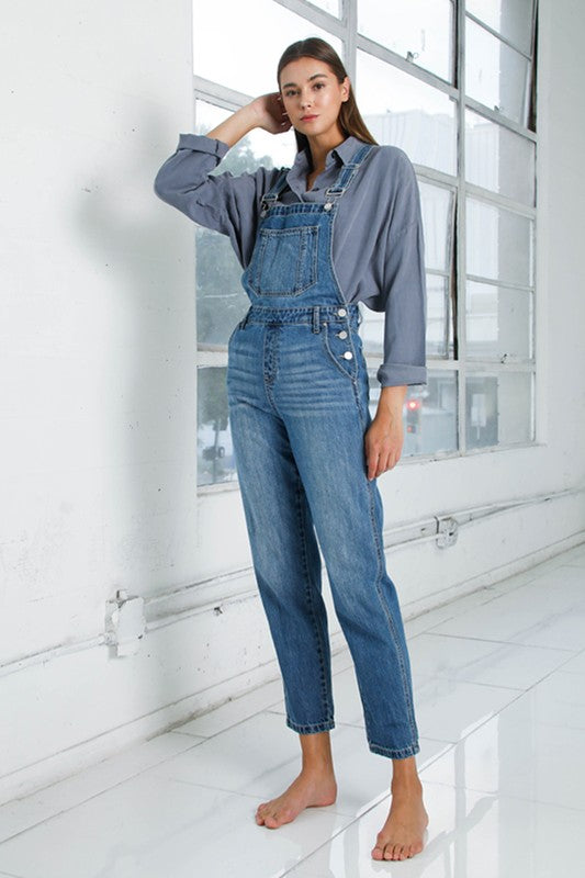 Taryn Denim Overalls