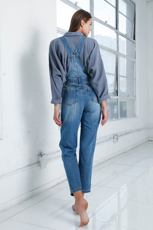 Taryn Denim Overalls