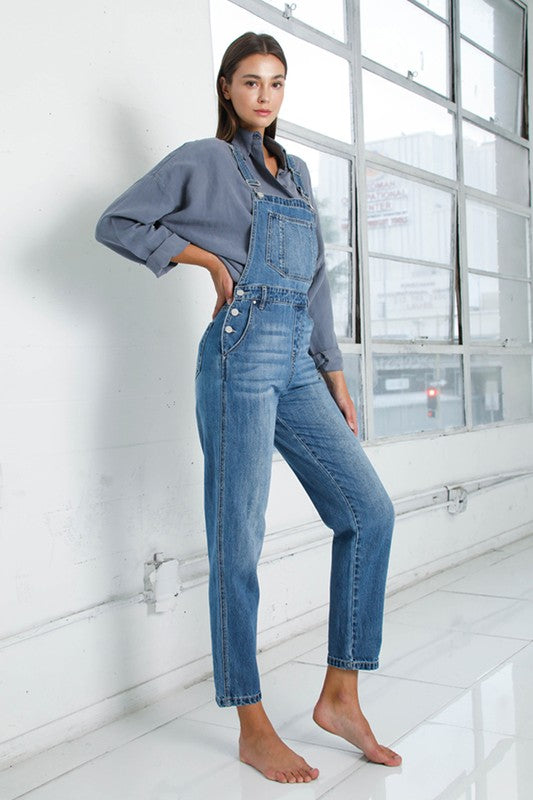 Taryn Denim Overalls