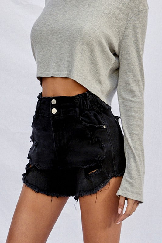 Stevie Frayed Shorts