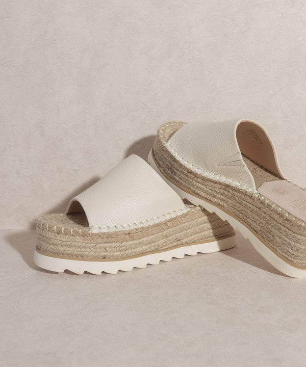 Sadie Espadrille Platform Slide