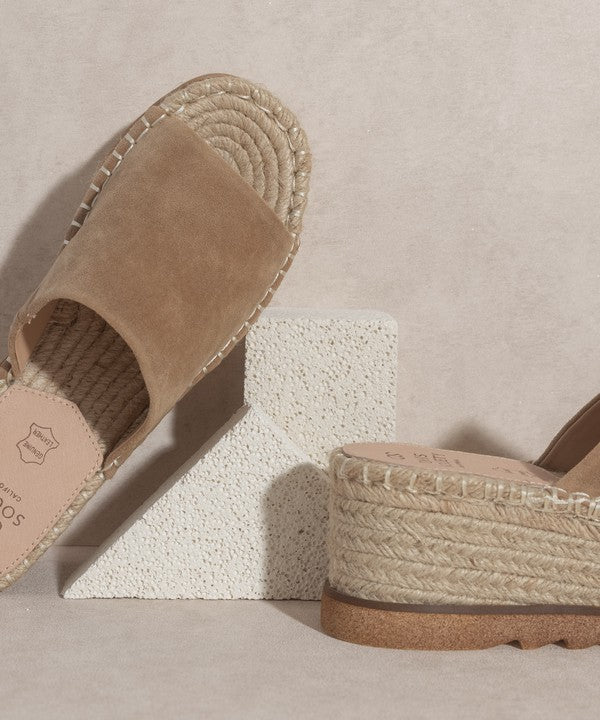 Sadie Espadrille Platform Slide