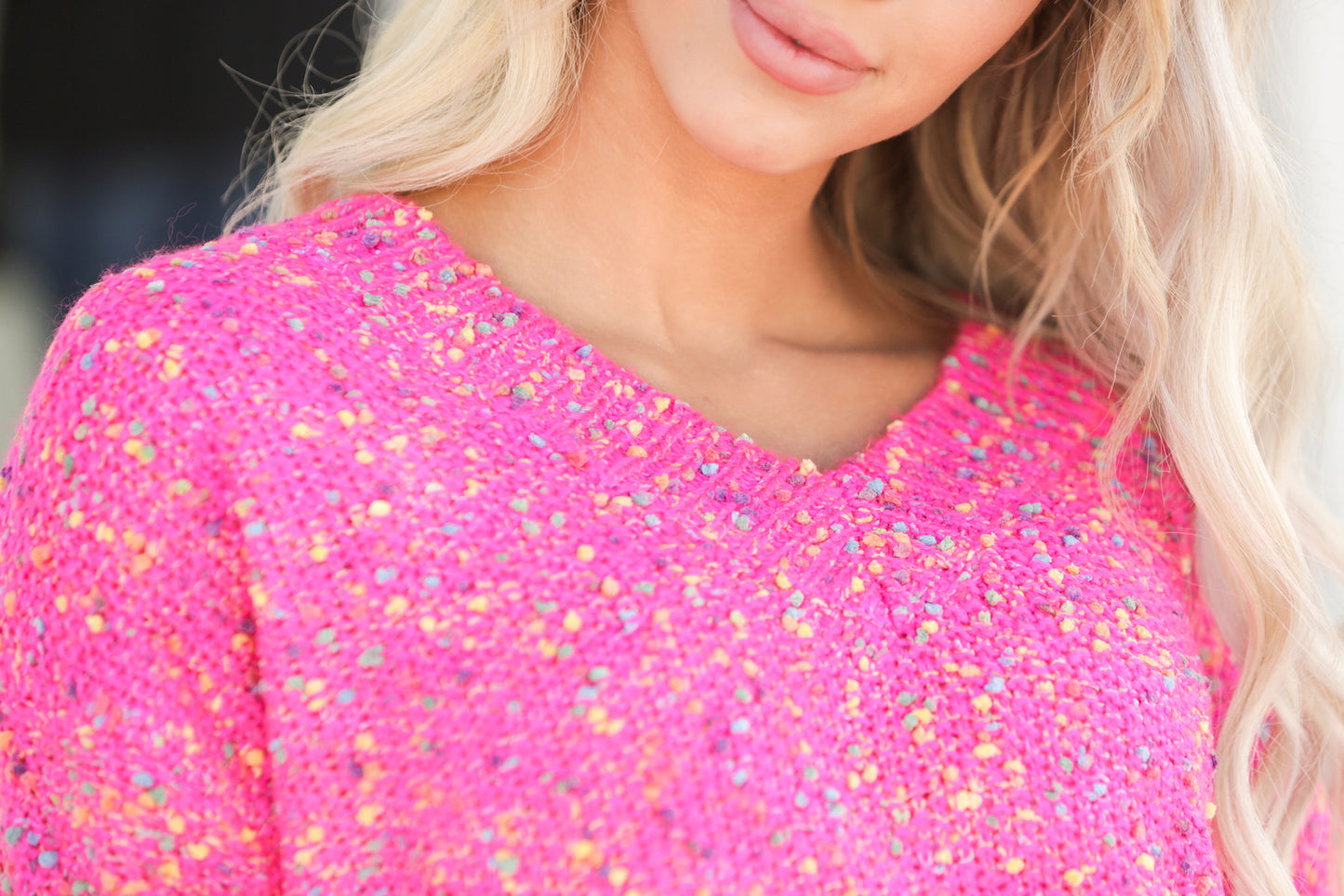 Confetti V-Neck Sweater