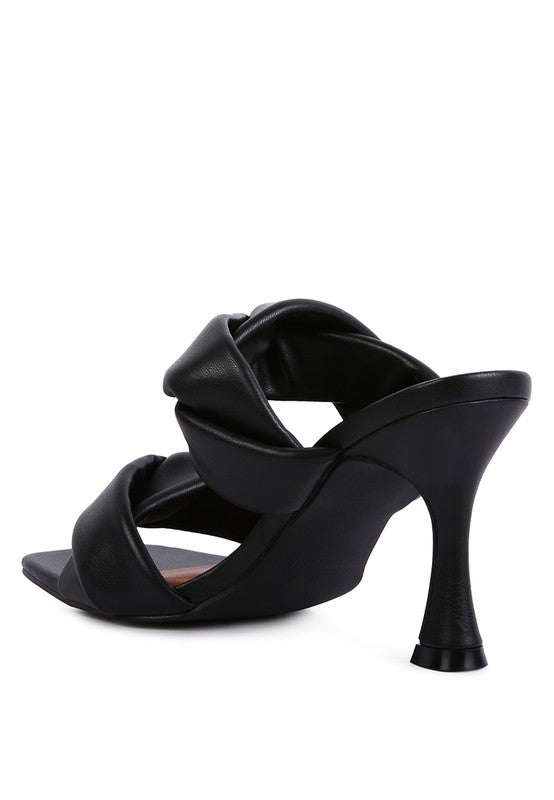 Garry Twisted Strap Heels