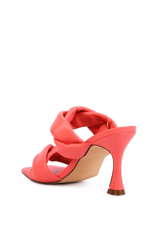 Garry Twisted Strap Heels