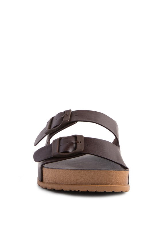 Tommy Buckled Slide Sandal