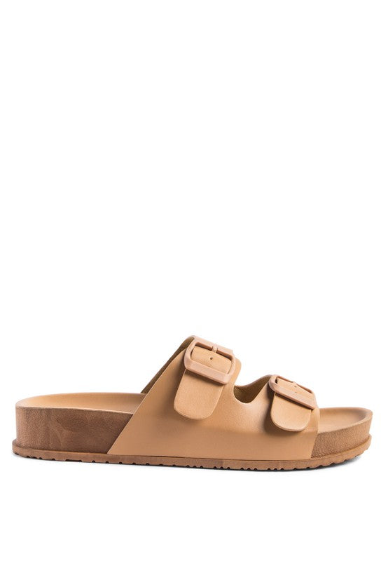 Tommy Buckled Slide Sandal