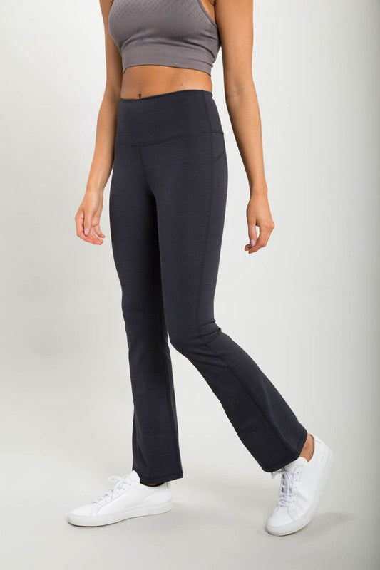 Arlie Flare Swoop Back High-Waisted Leggings