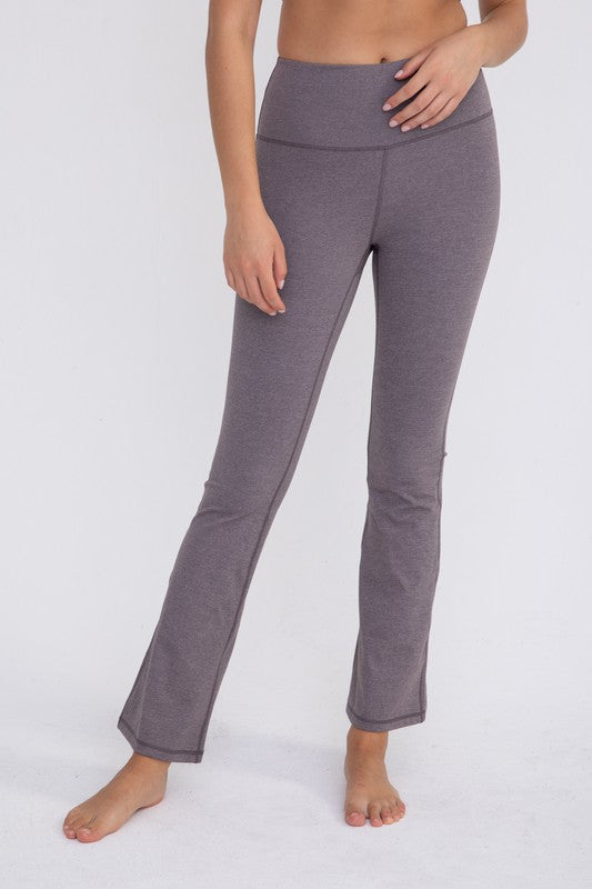 Arlie Flare Swoop Back High-Waisted Leggings