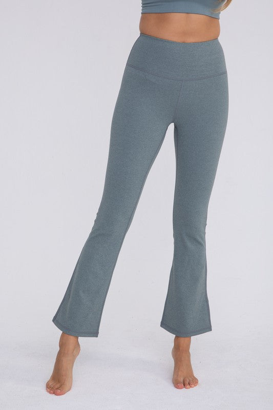 Arlie Flare Swoop Back High-Waisted Leggings