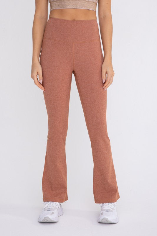 Arlie Flare Swoop Back High-Waisted Leggings