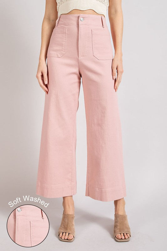 Tori Soft Washed Wide Leg Pants