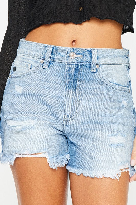 Kancan High Rise Denim Shorts