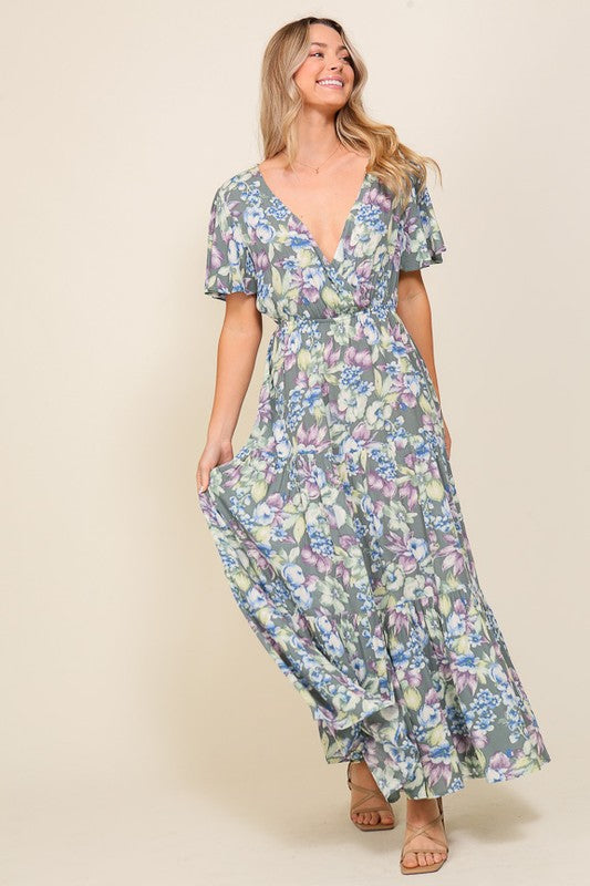 Where Flowers Bloom Maxi Dress