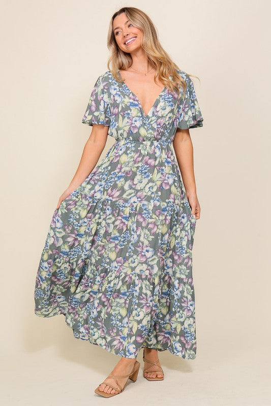 Where Flowers Bloom Maxi Dress