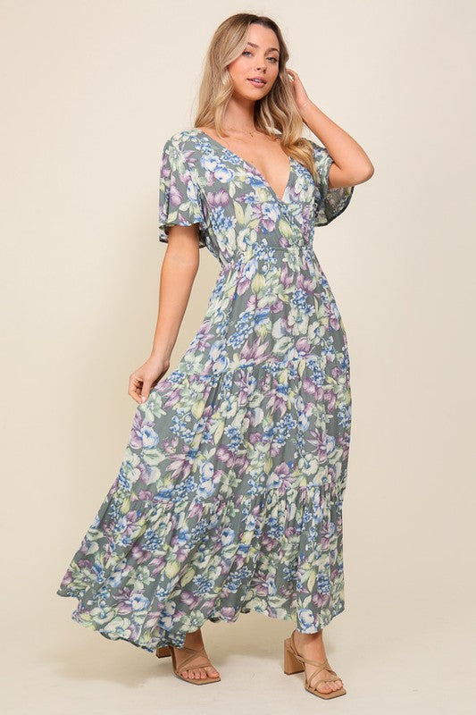 Where Flowers Bloom Maxi Dress