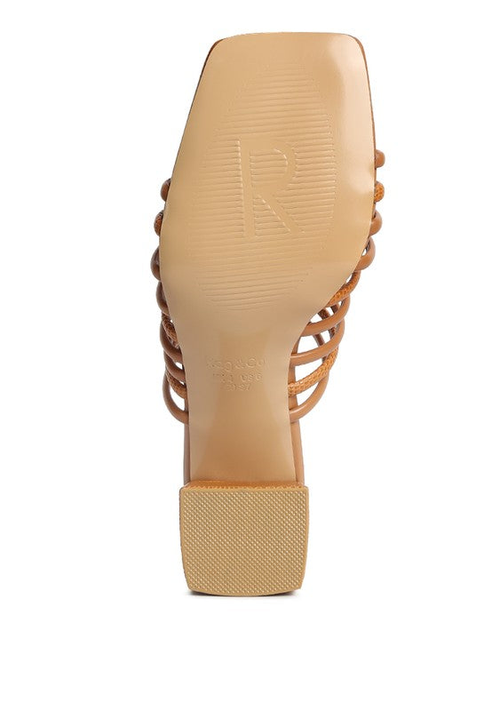 Delta Strappy Slip On Sandals