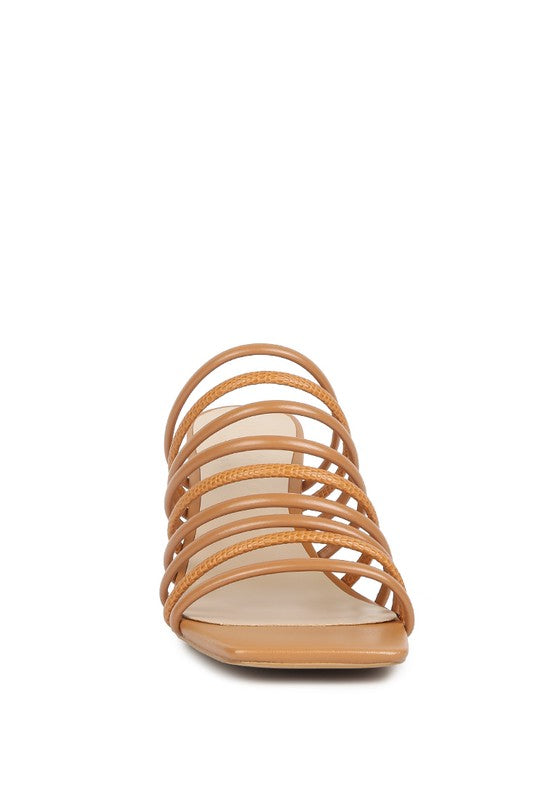 Delta Strappy Slip On Sandals