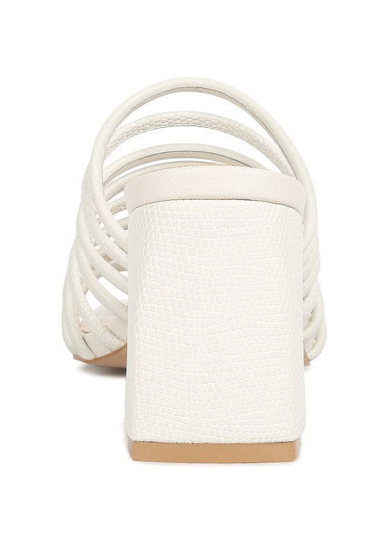 Delta Strappy Slip On Sandals