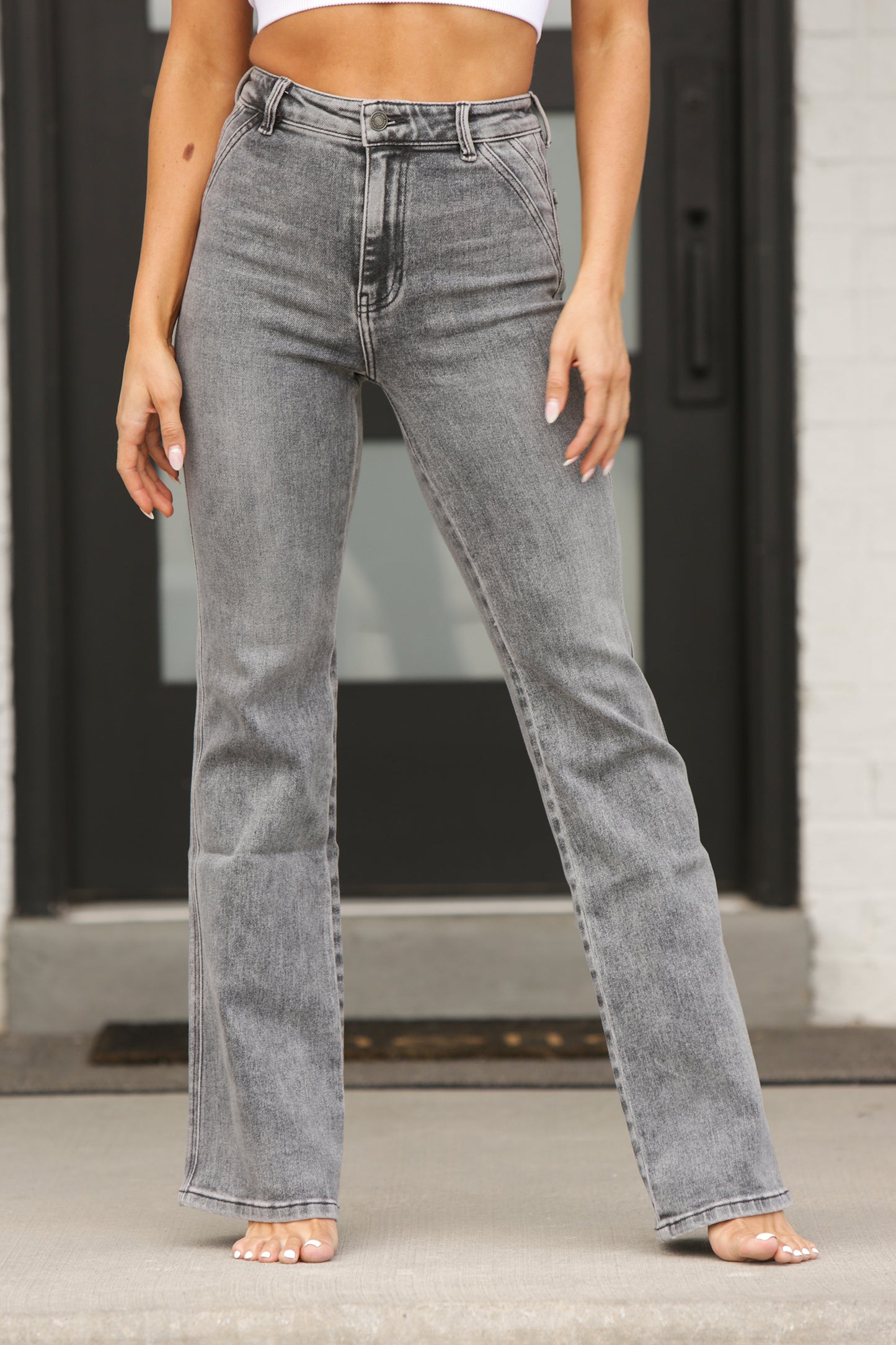 Kancan Ultra High Rise Slim Flare Jeans