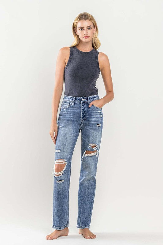 Flying Monkey Distressed Relaxed Fit Jean