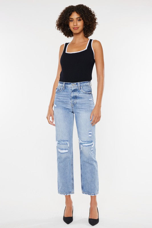 Kancan High Rise 90's Boyfriend Jeans