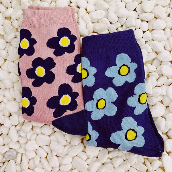 Daisy Socks Set Of 2 Pairs