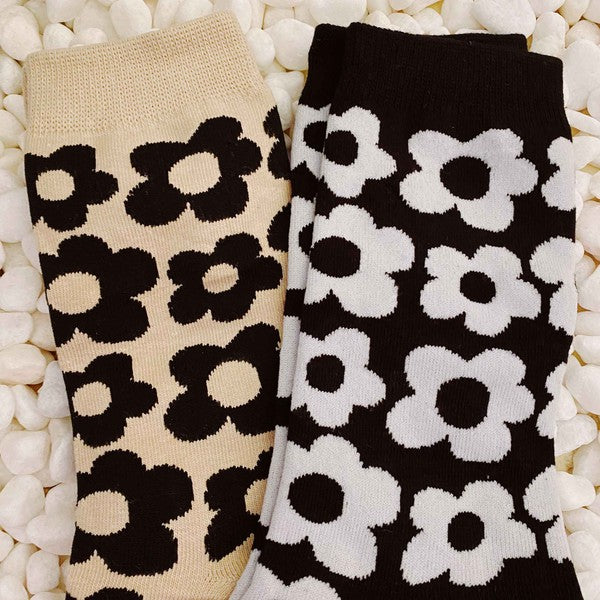 Daisy Socks Set Of 2 Pairs