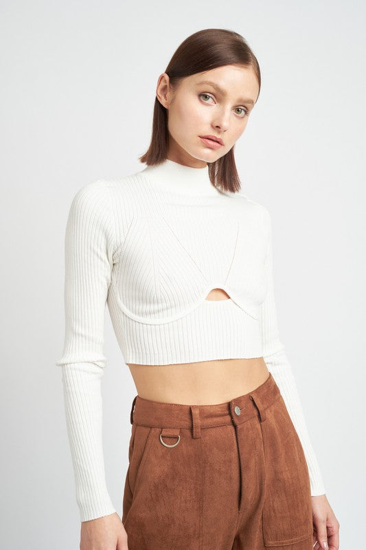 Open Hearted Cropped Top