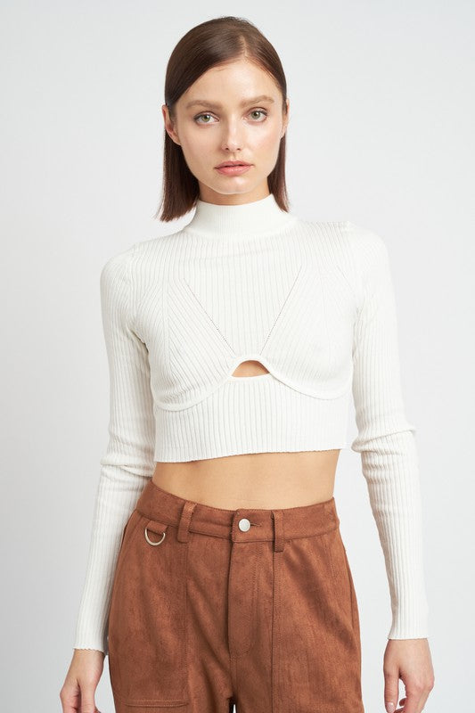 Open Hearted Cropped Top