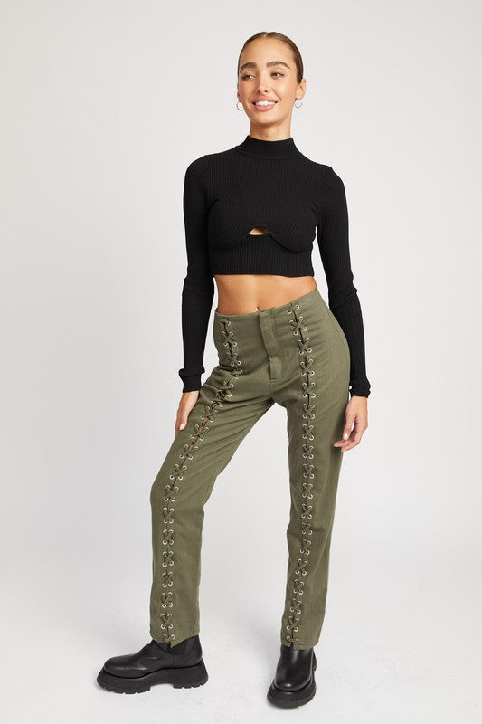 Open Hearted Cropped Top