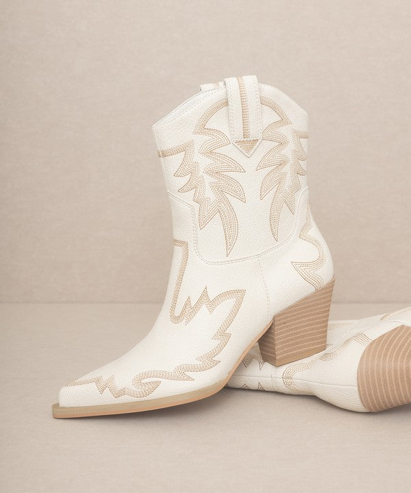 Nathan Embroidered Cowboy Boots