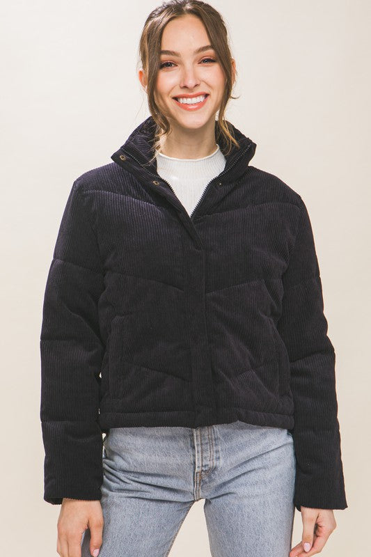 Scottie Corduroy Puffer Jacket