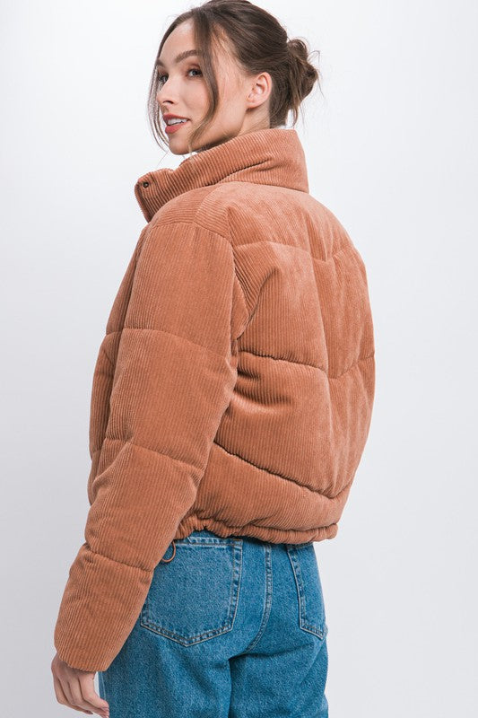 Scottie Corduroy Puffer Jacket