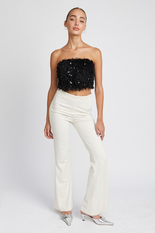 Don't Be Afraid To Sparkle Bandeau Top