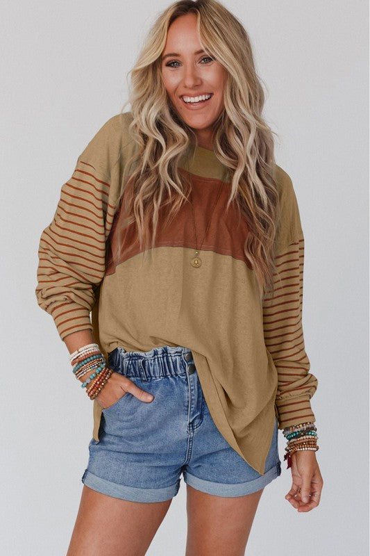 Emma Color Block Top