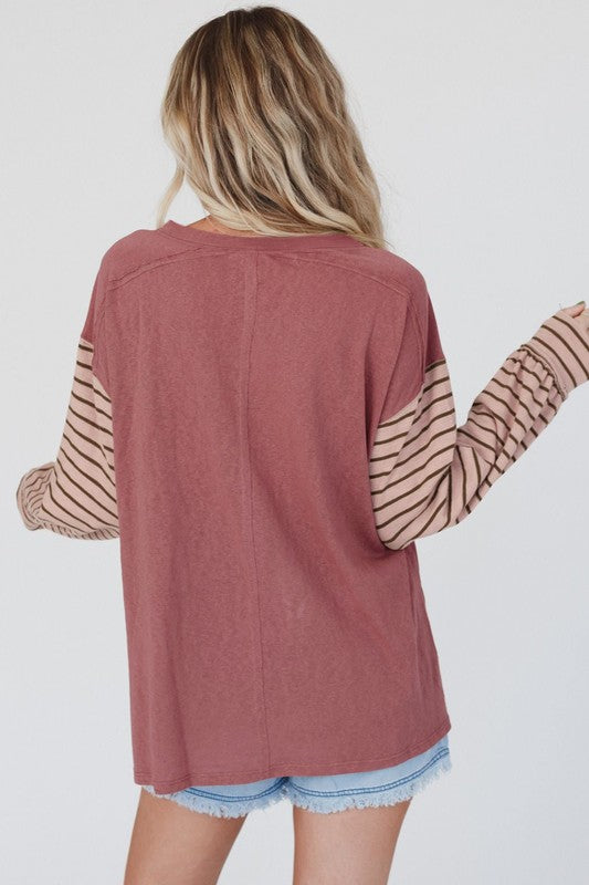 Emma Color Block Top