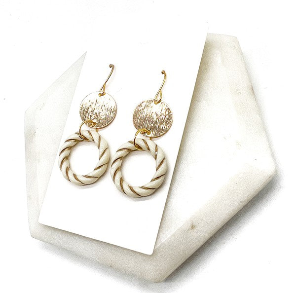 Krista Acrylic Twist Earrings