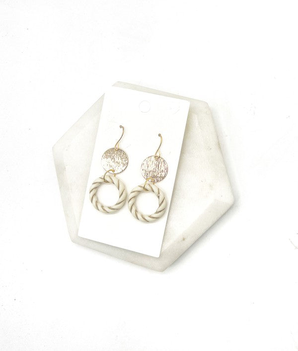 Krista Acrylic Twist Earrings