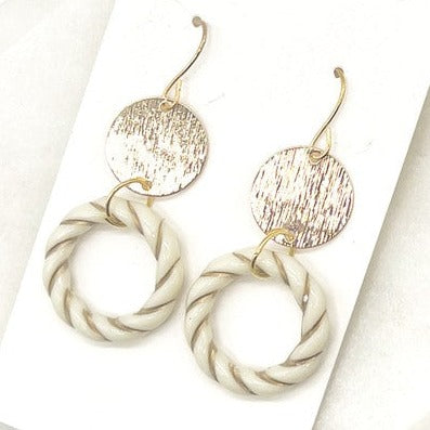 Krista Acrylic Twist Earrings