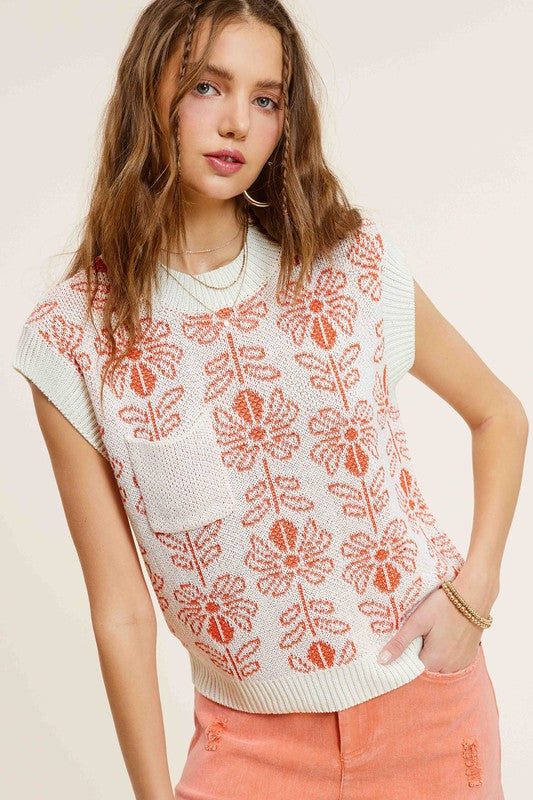 Kana Sleeveless Sweater Top