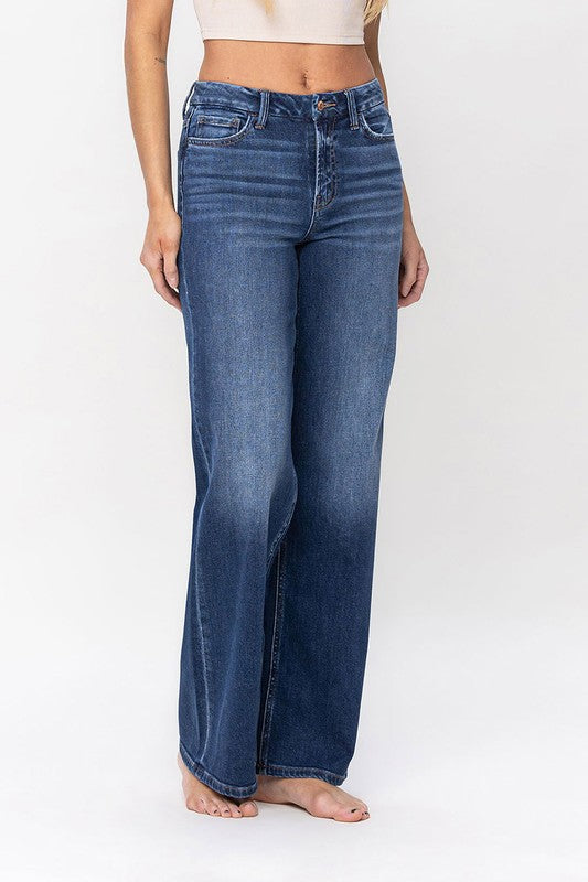 Flying Monkey High Rise Loose Fit Jeans